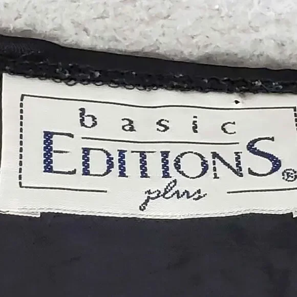 Basic Editions Vest Vintage Women’s Plus Size 16 XL Ghost Halloween Fall - Picture 6 of 8